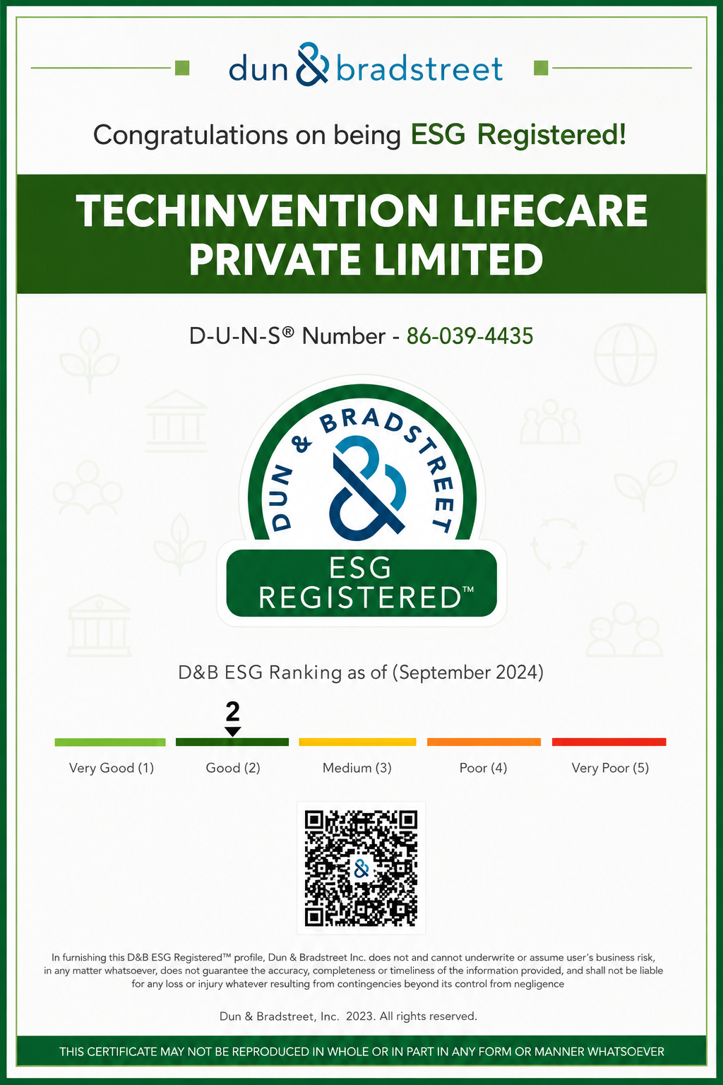 ESG Certificate
